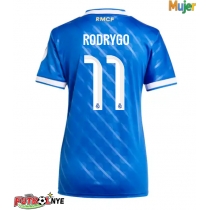 Camiseta Real Madrid Rodrygo Goes #11 Tercera Equipación para mujer 2025-26 manga corta